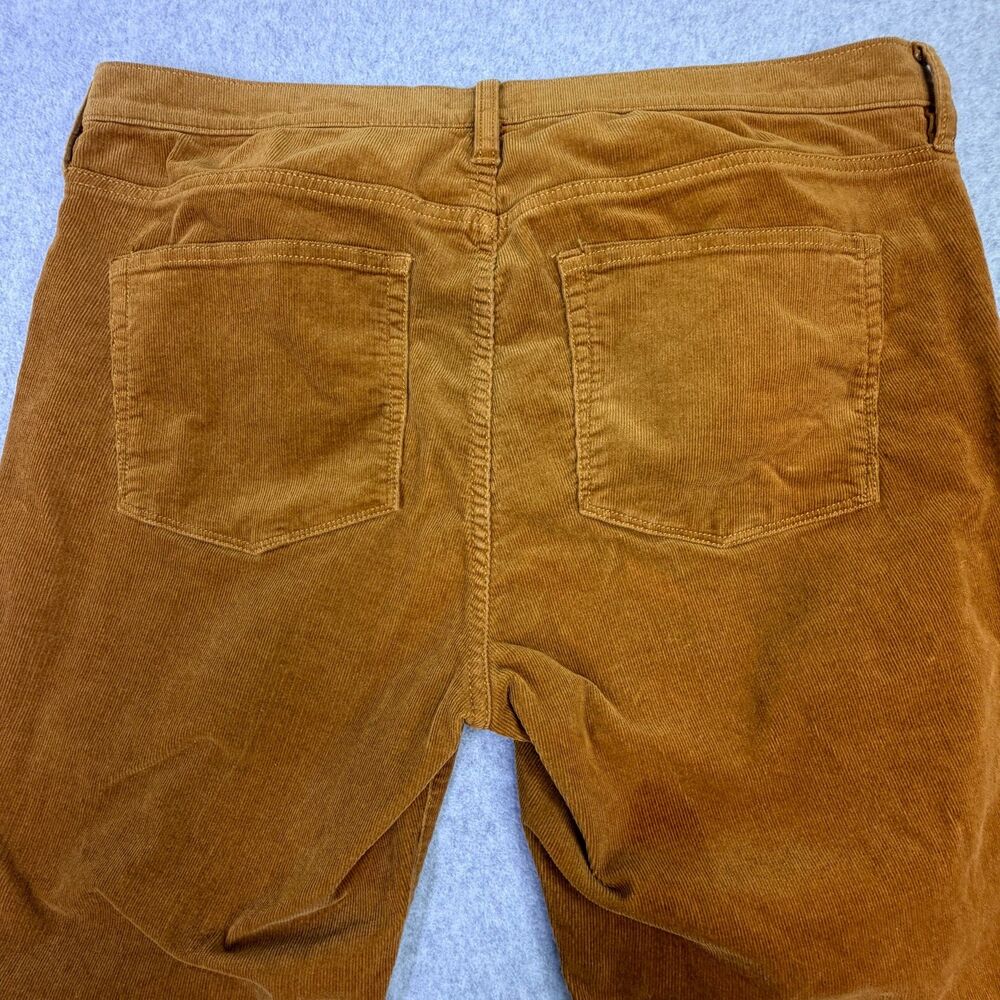 J Crew Corduroy Pants Womens 32x26 Brown Slim Straight Stretch Casual - Picture 10 of 11